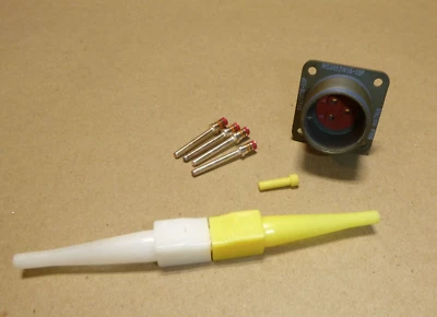 MS3452W16-10P Circular MIL Connector, Box Mount, Size 16, 3 Position 9442W16-10P - Image 1 of 4