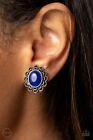 ~Garden Gazebo~ Blue CLIP-ON Earrings Paparazzi Jewelry