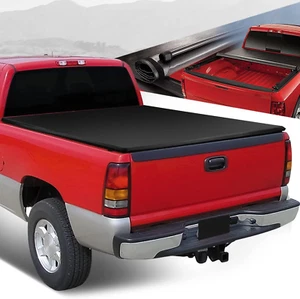 Soft Roll-Up Truck Bed Tonneau Cover Compatible with 1999-2007 Chevy Silverado G - Picture 1 of 7