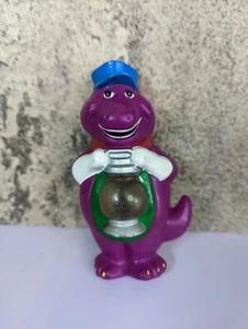 Vintage Barney the Purple Dinosaur Conductor 5" Tall Electric Nigh Light - Picture 1 of 3