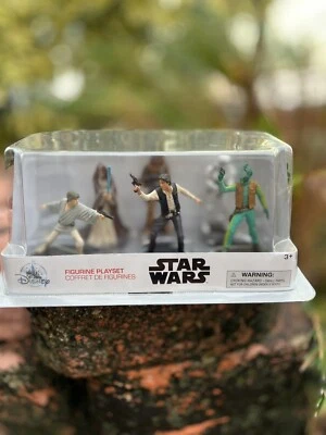 Juego Cantina Disney Star Wars - 6 figuras adornos para pasteles - caja de luz dañada Foto 1 de 4