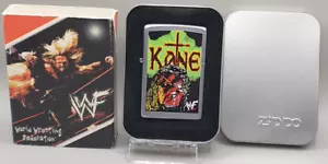 Zippo U.S.A. Lighter Sturmfeuerzeug Kane WWF Wrestling Rarität - Picture 1 of 6