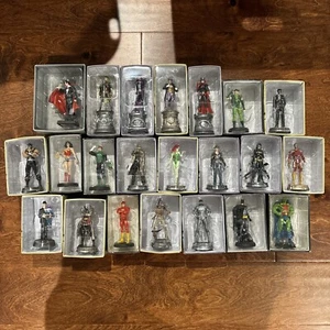 Eaglemoss DC Comics Chess Pieces Mixed Lot Of 21 + 1 Marvel Piece New In Box - Picture 1 of 9