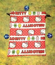Hello Kitty Gingerbread Stripe dice bag, card bag, makeup bag