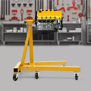 Engine Stand 2000 lbs Motor Hoist Dolly 360 Degree Adjustable Mounting Head - Picture 1 of 24