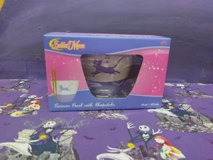 Sailor Moon Luna Ramen Bowl With Chopsticks  - Picture 1 of 6