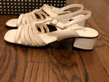 sears white sandals