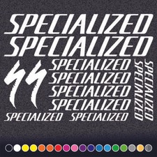 ADESIVI BICI MTB SPECIALIZED- disponibile diversi colori KIT 12 PRESPAZIATI