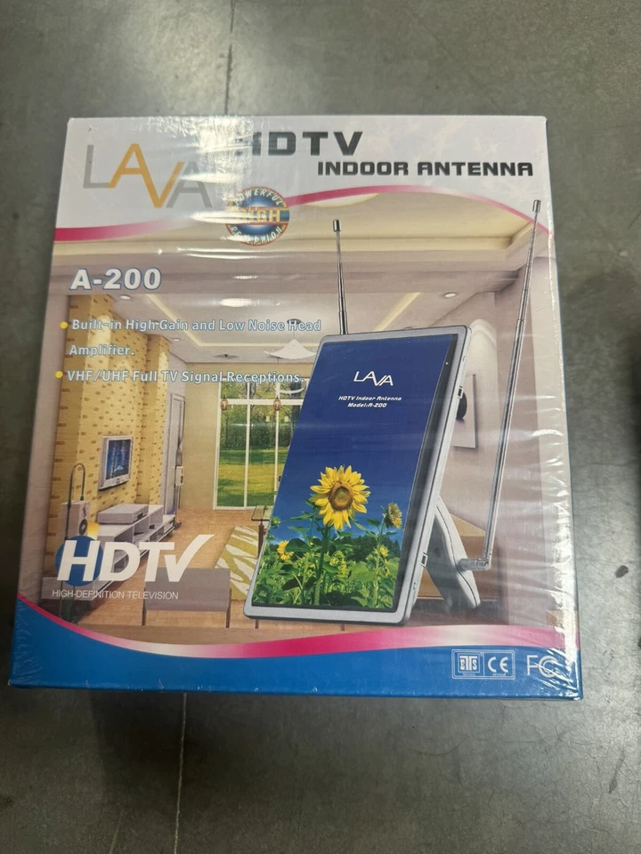 Antena de HDTV de lava interior A-200 Foto 1 de 1