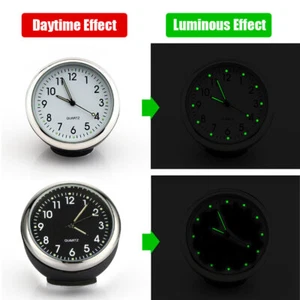 Luminous Car Interior Dashboard Clock Backlight Pointer Clock Decoration - Foto 1 di 12