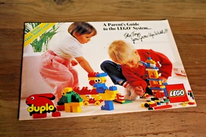Vintage 1988 A Parent's Guide To The LEGO System Booklet Duplo Builder's Club - Picture 1 of 3