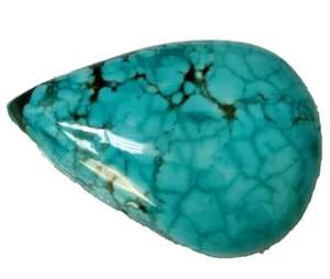 44.70 Ct. Natural Blue Turquoise Pear Untreated Loose Gemstone Gift for Birthday - Picture 1 of 6