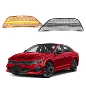 Lámpara de parachoques delantera con lente transparente LED lámpara de luz de marca lateral para Kia K5 2021-2024 - Imagen 1 de 5
