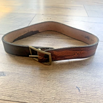 Genuine Cow Leather Belt - Youth/Kids Size 24 - Image 1 of 4
