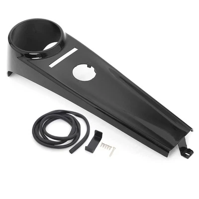 Black Fuel Gas Tank Dash Panel Cover Trim For Harley Softail Fat Boy 2000-2017 Foto 1 de 4