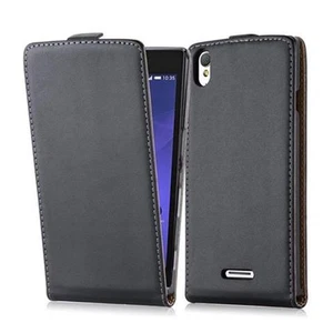 Hülle für Sony Xperia T3 Flip Schutzhülle Handy Case Cover Magnetverschluss - Bild 1 von 3