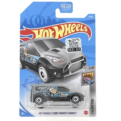 Hot Wheels 2021 Metro - Hot Wheels Ford Transit Connect (plateado) #7 Foto 1 de 3