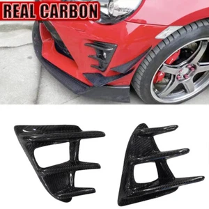 Front Fog Light Real Carbon Fiber Lamp Cover Trim for Toyota 86 GT86 2017-2020  - Foto 1 di 11
