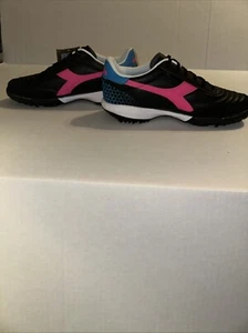 Calcetto Diaspora GR LT TF, schwarz/pink, fluo/cyan, blau 10,5 - Bild 1 von 8