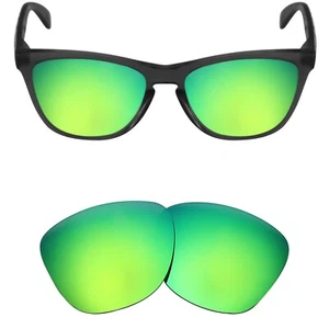 Lentes de repuesto hdhut para gafas de sol polarizadas esmeralda Oakley Frogskins - Imagen 1 de 7