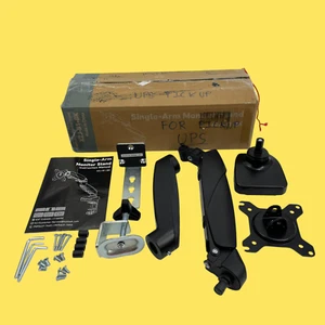 Single-Arm Monitor Stand XZJ-B1-BK Black 16x6x5" #4518 z39 b18 - Picture 1 of 10