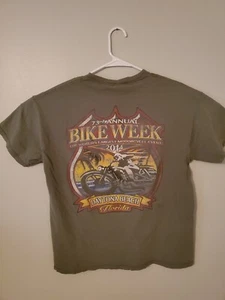 Daytona Beach Bike Week 2014 T-shirt Size L BI22 - Picture 1 of 7