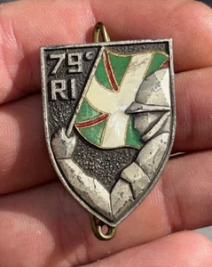 79° RI : Régiment d'infanterie de fabrication Drago Paris G. 2020 e émail - Imagen 1 de 9