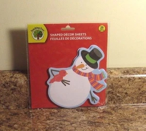 Snowman Bulletin Board Room Decor Teacher Supplies Set of 36  NEW - Picture 1 of 2