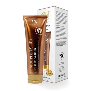 Exfoliante corporal orgánico hidratante Beauty Nut Premium con aceite de argán, 8,5 oz - Imagen 1 de 9