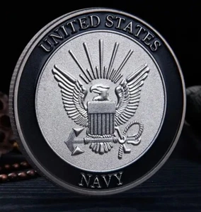 U.S. NAVY, SAILORS CREED, LIMITED EDITION, CHALLENGE COIN, SILVER, Free Shipping - Picture 1 of 2