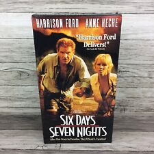 Six Days, Seven Nights VHS 1998 Harrison Ford Anne Heche