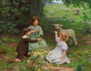 The Joy of Spring | Arthur John Elsley | 1911 Victorian Nursery Art Print - Picture 1 of 9