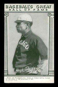 1948 BASEBALL'S GREAT HALL OF FAME EXHIBIT HUGH DUFFY 