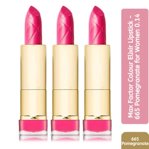 Lápiz labial elixir Max Factor Color paquete de 3 665 granada - Imagen 1 de 8