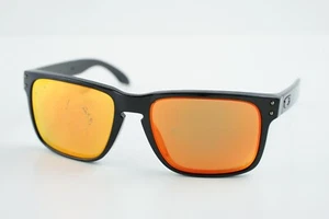 OO9102-F155 Holbrook Oakley Polished Black/Prizm Ruby Iridium Polarized 57-18 - Picture 1 of 8