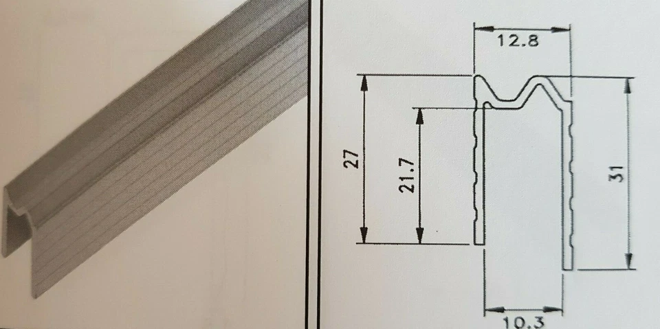 FC FLIGHTCASE CENTER ALLUMINIO BOCCADI LUPO INCASTRO 10.3 mm FLIGHT CASE FLY