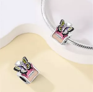💖 Charm Anhänger für Pandora Armband Parfüm Miniatur Schmetterling 💖 - Bild 1 von 2