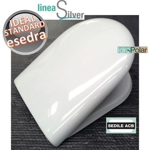 NUOVO SEDILE WC IDEAL STANDARD ESEDRA TERMOINDURENTE AVVOLGENTE PLASTICO ERCOS - Immagine 1 di 4