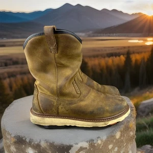 ✅BRUNT Herren Bolduc 9' Ungefüttert Weiche Spitze Zum Überziehen Sicherheitsstiefel - Braun Größe 10,5? - Bild 1 von 10