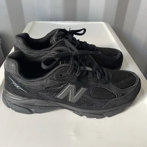 New Balance 990v3 Herren Gr. 10 4E Triple Schwarz Schuhe Sneaker Hergestellt in USA M990TB3 - Bild 1 von 7
