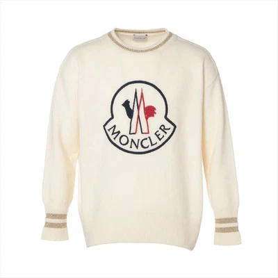 Moncler 18 years Wool Knit S Men's Ivory  D20939050850 - Image 1 of 4