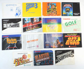 Lot 15 Vintage NES Nintendo Game MANUALS Booklets Only