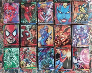 1995 Fleer Flair Marvel Annual Near Complete Base Set + original box, 6 Missing - Picture 1 of 10