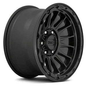 4-New 18" KMC KM542 Impact Wheels 18x9 5x5/5x127 0 Satin Black Rims 71.5 - Picture 1 of 3