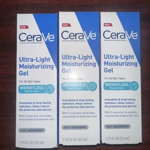 3 Pack - CeraVe Ultra-light Moisturizing Hydrating Weightless Gel - 1.75 OZ - Picture 1 of 1