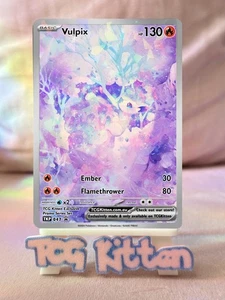 *CUSTOM* Vulpix TKP047 Cracked Ice Holo Handmade Proxy TCGKITTEN - Picture 1 of 2