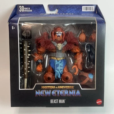Masters of the Universe Beast Man Masterverse Novo Boneco Eternia 2021 MOTU NOVO - Imagem 1 de 4