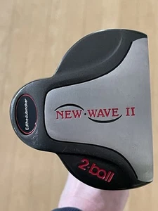Edtheclubmaker RH 2 Ball New Wave II Putter w/ JumboMax Grip 38" Golf Club - Picture 1 of 13