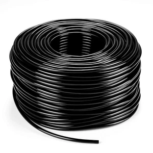 200ft 1/4 inch Drip Irrigation Tubing Blank Distribution Hose Garden Watering... - Picture 1 of 7