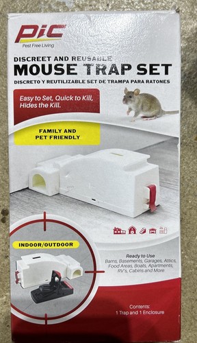 PIC MTK-P Mouse Trap Kit, Black,Discreet Mouse Trap - Set of 1 | eBay